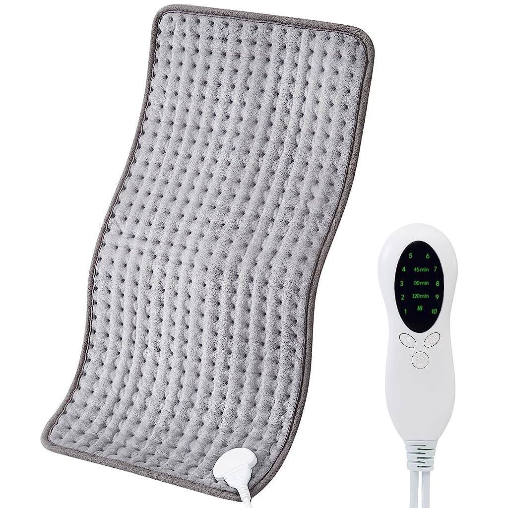 HANNEA Heating Pad for Back Pain Relief, 12 HANNEA Heating Pad for Back Pain Relief, 12